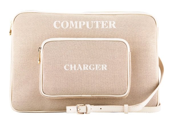 BOSTON ASILABİLİR BİLGİSAYAR ÇANTASI Siyah-Beyaz