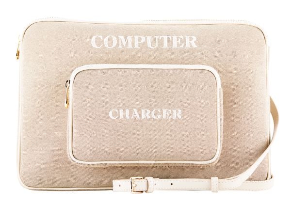 BOSTON ASILABİLİR BİLGİSAYAR ÇANTASI Kanvas-Bej